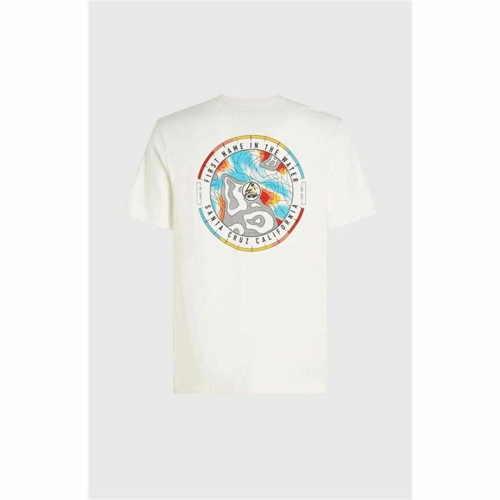 Camiseta de Manga Corta Hombre O'Neill Trvlr  Blanco 4