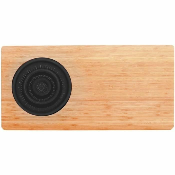 Jocca 1633N - Tabla de cortar de bambú con colador, apta para fregadero, 58x29cm 0 Jocca 1633N - Tabla de cortar de bambú con colador, apta para fregadero, 58x29cm 0