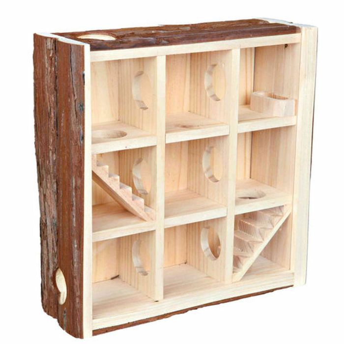 Juguete para Roedores Trixie Madera 30 × 30 × 10 CM 1 Juguete para Roedores Trixie Madera 30 × 30 × 10 CM 1