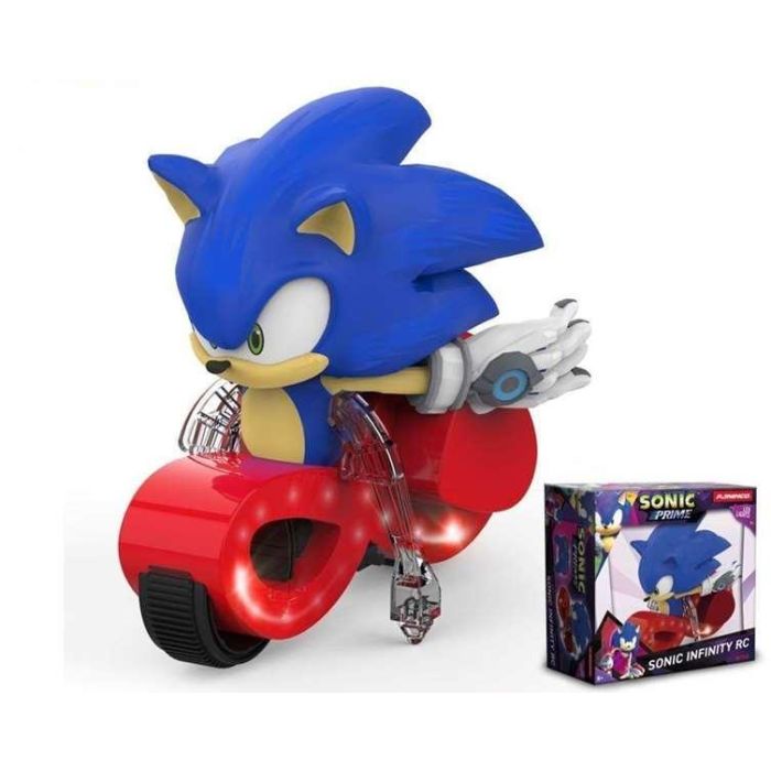 Moto radio control sonic con luces led ¡se inclina como el auténtico sonic! 25x15x25 cm Moto radio control sonic con luces led ¡se inclina como el auténtico sonic! 25x15x25 cm