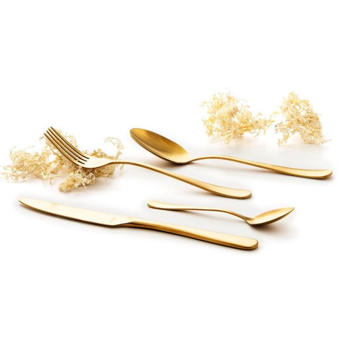 Amefa Tenedor de Mesa Austin Dorado Acero Inoxidable 12 Unidades 20,7 cm Dorado Mate 1