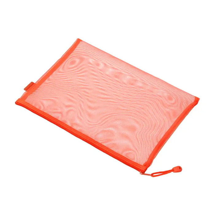 Liderpapel Bolsa zipper bag de poliéster transpirable multiusos DIN A4 naranja 3 Liderpapel Bolsa zipper bag de poliéster transpirable multiusos DIN A4 naranja 3