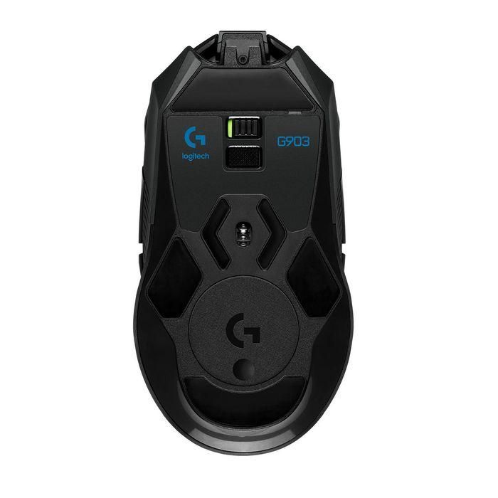 Logitech G903 LIGHTSPEED Gaming Mouse with HERO 25K sensor, RF Wireless, Lithium Polymer (LiPo) 12 Logitech G903 LIGHTSPEED Gaming Mouse with HERO 25K sensor, RF Wireless, Lithium Polymer (LiPo) 12