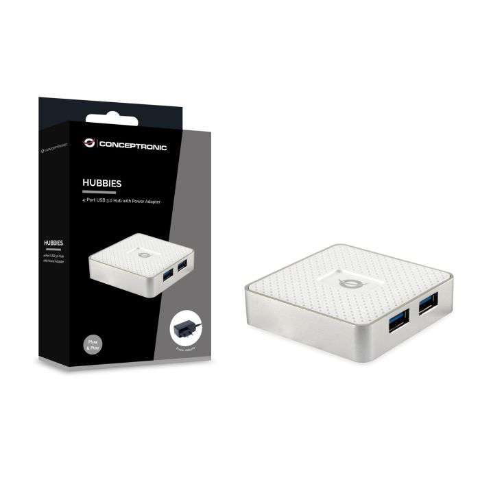 Hub Usb 3.0 Conceptronic Hubbies03 W 4 2 Hub Usb 3.0 Conceptronic Hubbies03 W 4 2