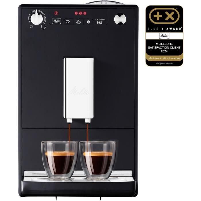 Melitta E950-101 Caffeo Solo Cafetera espresso automática con molinillo, café en grano, 1-2 tazas, limpieza automática, Negro 0 Melitta E950-101 Caffeo Solo Cafetera espresso automática con molinillo, café en grano, 1-2 tazas, limpieza automática, Negro 0