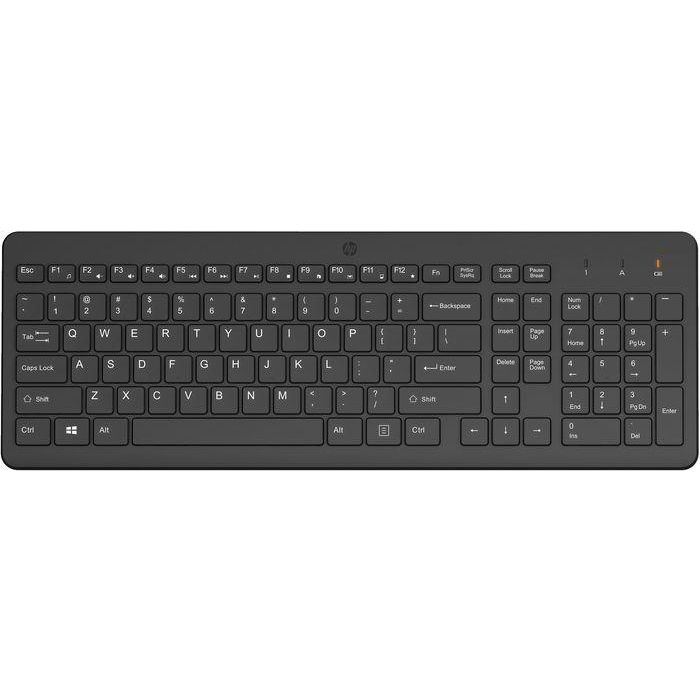 HP 220 Teclado Inalámbrico, Preciso y Cómodo con Teclado Numérico, Diseño Full-Size, Estilo Teclas Chicklet, Ideal para Llevarlo Contigo HP 220 Teclado Inalámbrico, Preciso y Cómodo con Teclado Numérico, Diseño Full-Size, Estilo Teclas Chicklet, Ideal para Llevarlo Contigo
