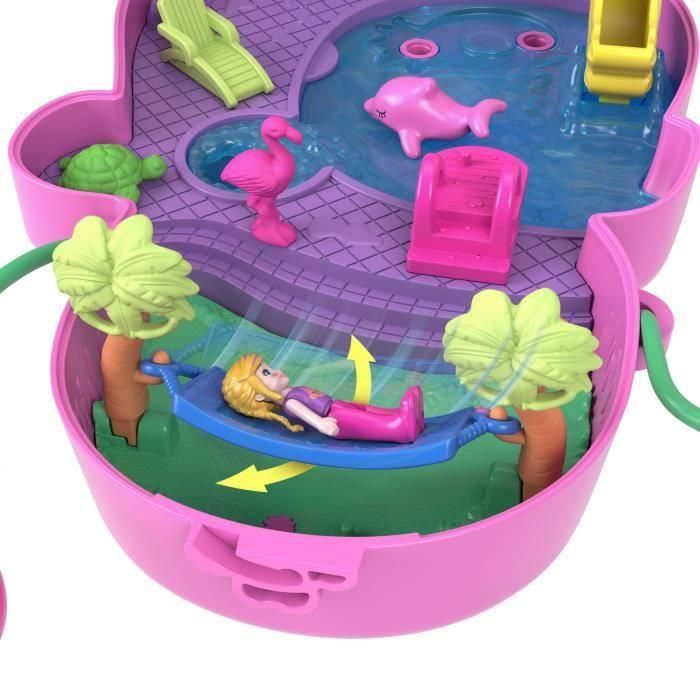 Set Cofre Mama Mono Y Bebe Polly Pocket Hwp04 Mattel 3