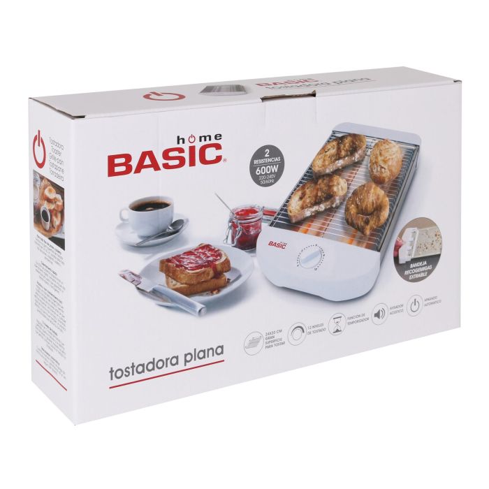 Basic Home Tostadora Plana 560W, 36x26x9.3 cm (4 Unidades) 5