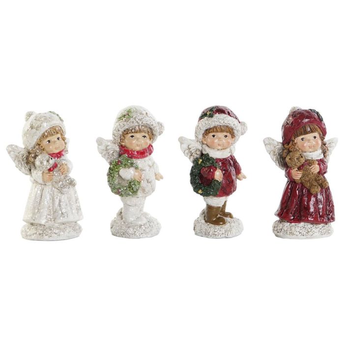 Figura DKD Home Decor Multicolor 5.1 x 11.4 x 6.7 cm (4 Unidades)