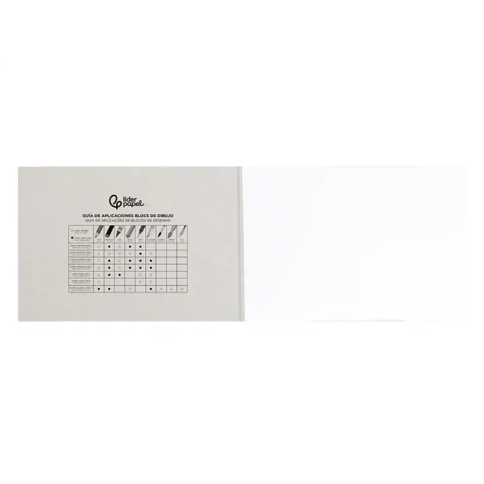 Liderpapel Bloc Dibujo Artístico A3 297x420 mm 120g/m2 Encolado 30 Hojas Sin Recuadro 2