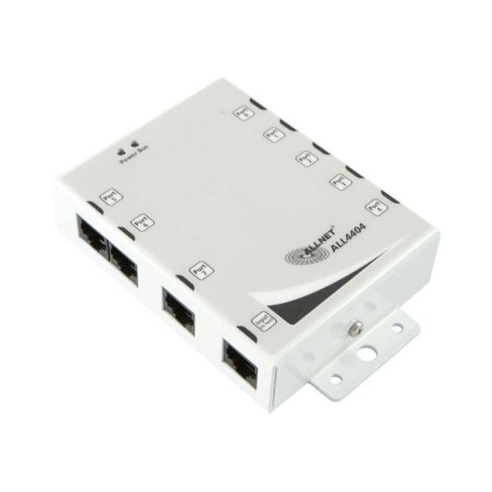 ALLNET ALL4404 MSR Sensor Portmultiplexer 8-fach Blanco para Allnet ALL350x/4500/5000, RJ-45, Metal