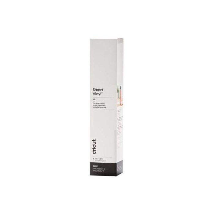 Cricut Smart Vinyl Permanent Rollo de vinilo de termotransferencia Blanco 330mm x 640mm Ref. 2008663 0 Cricut Smart Vinyl Permanent Rollo de vinilo de termotransferencia Blanco 330mm x 640mm Ref. 2008663 0