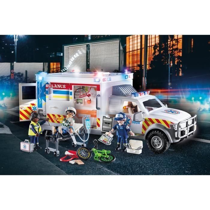 PLAYMOBIL - 70936 - Ambulancia con rescatistas y heridos 4 PLAYMOBIL - 70936 - Ambulancia con rescatistas y heridos 4