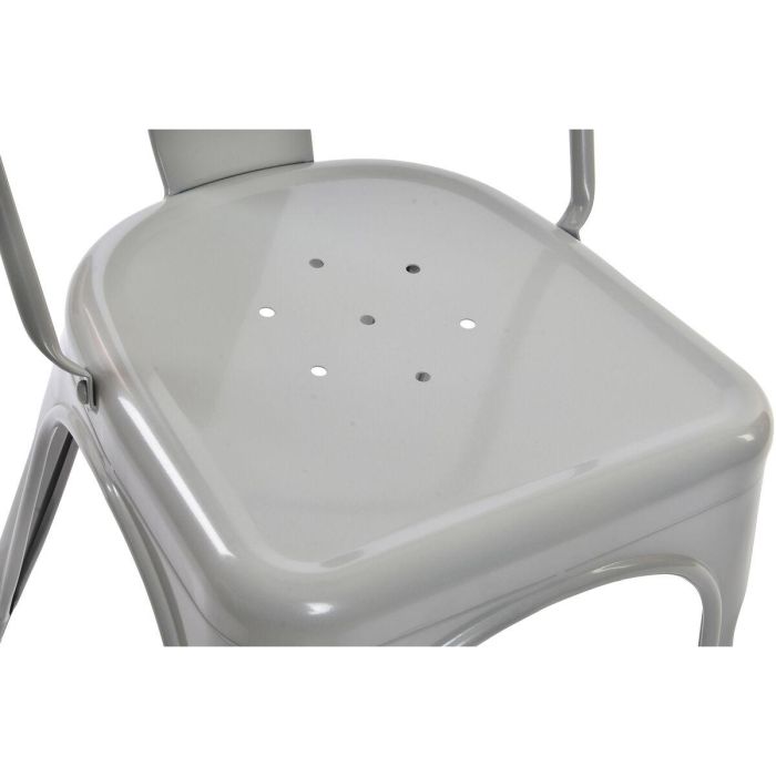 DKD Home Decor Toolix Silla Loft Metal Gris 45 x 48 x 86 cm 3 DKD Home Decor Toolix Silla Loft Metal Gris 45 x 48 x 86 cm 3