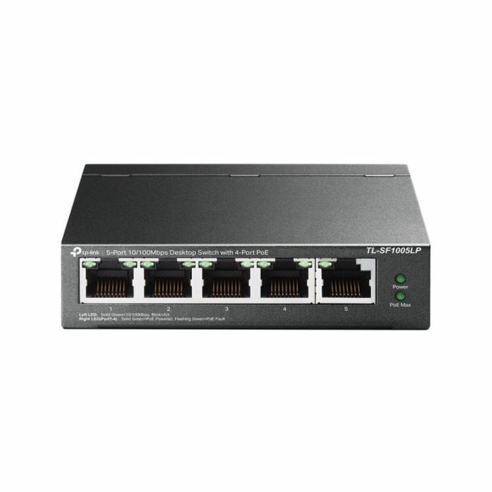Tp-Link Switch 5 Puertos 10/100 Mbps con PoE en 4 Puertos, TL-SF1005LP