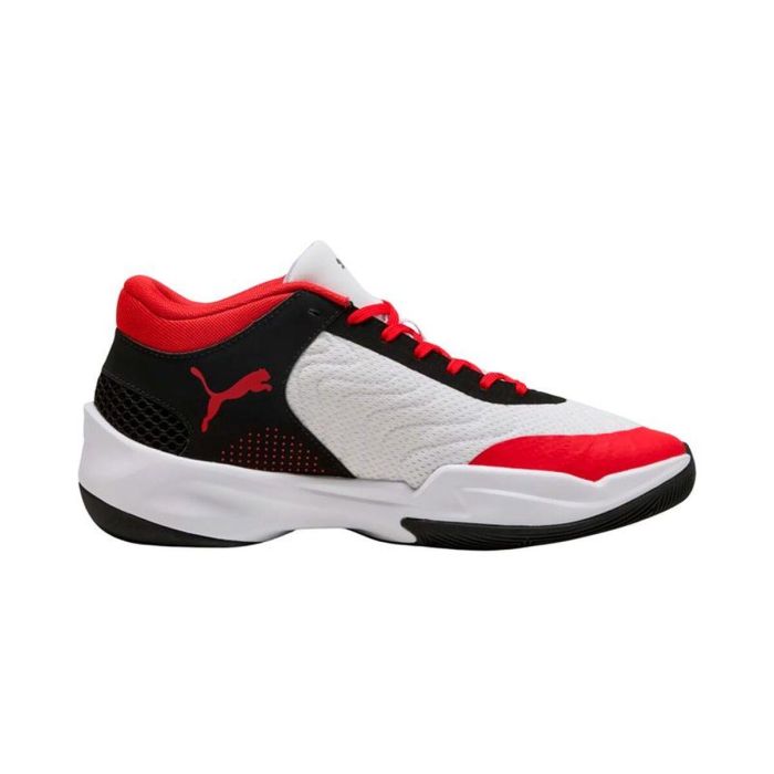 Zapatillas de Baloncesto para Adultos Puma Court Pro 2 Blanco Rojo L 3