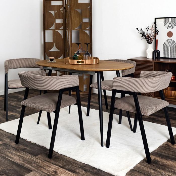 Silla Diseño Scott Taupe Home Deco Factory 6