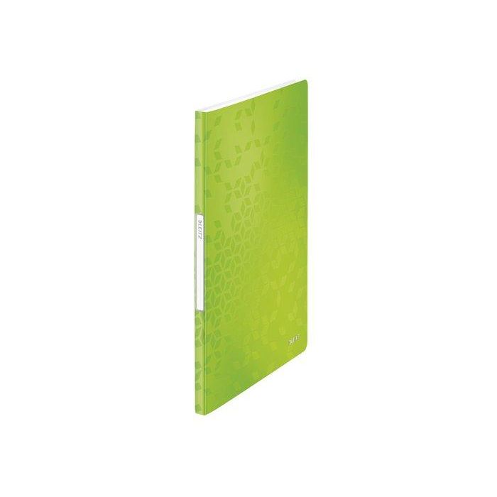 Carpeta Fundas (Tarifario) Leitz Wow Pp Flexible A4 20 F. Verde 10 unidades