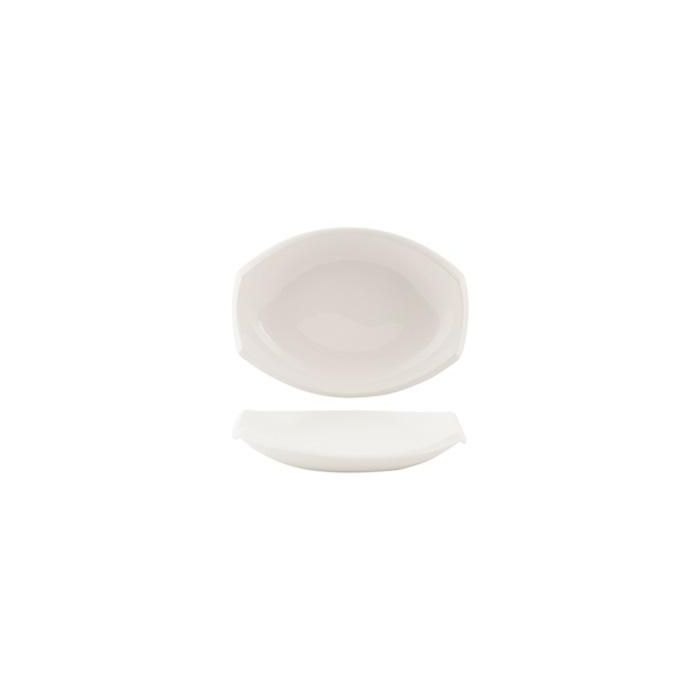 SUMMA NOUBON Fuente Gondola porcelana marfil 21x16 cm SUMMA NOUBON Fuente Gondola porcelana marfil 21x16 cm