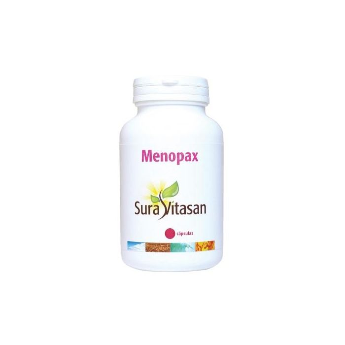 SURA VITASAN Menopax 60 Cápsulas con Dong quai, Sauzgatillo, Trébol Rojo para la Menopausia