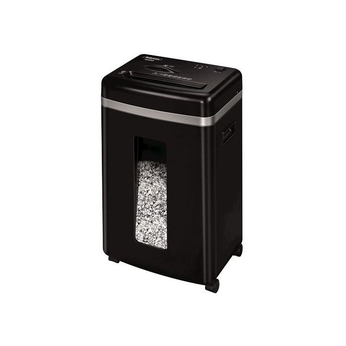 Fellowes Powershred 450M Destructora de Papel Microcorte 2x12mm P-5, 9 Hojas, Capacidad 22L, Uso Diario Medio