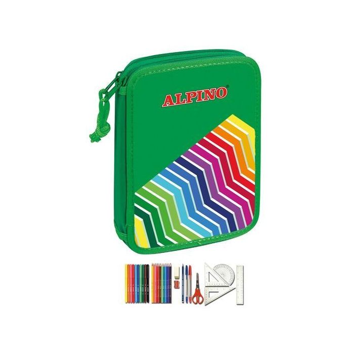 Alpino Plumier Pequeño Doble Colors En Blíster Material Incluído Alpino Plumier Pequeño Doble Colors En Blíster Material Incluído