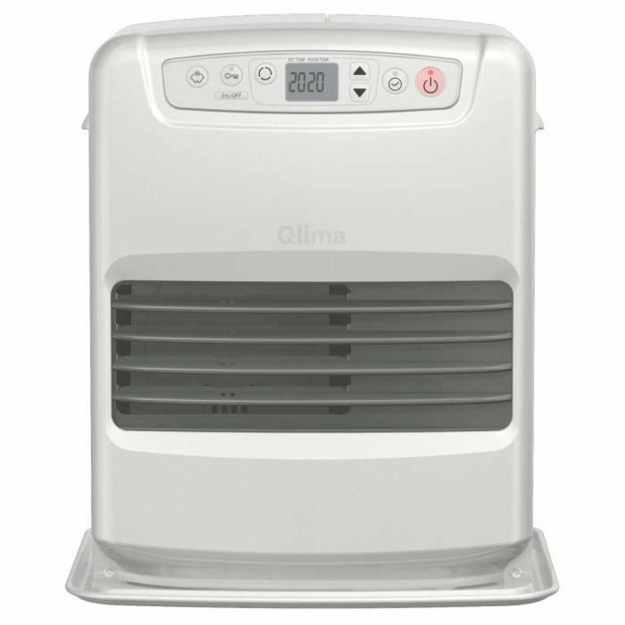 Qlima Estufa de Aceite Electrónica SRE 3231C2 3,1 KW para 120m3 / 48m2, Sistema Antiolor, Regulación de Temperatura, Gris Plata
