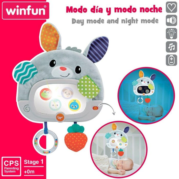 Juguete de bebé Winfun Conejo 25 x 35 x 2,5 cm (4 Unidades) 4