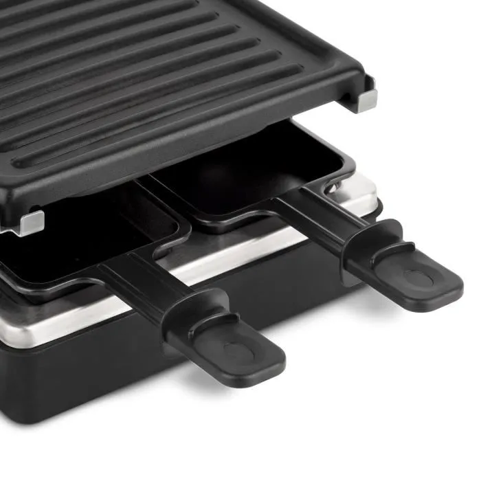 Weasy LUGA40 Raclette y parrilla para 4 personas 600W Placa extraíble