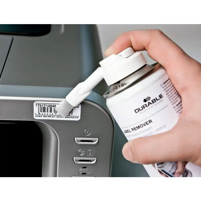 Durable Eliminador de etiquetas adhesivas, Quitaetiquetas para papel, Bote 200 ml 4