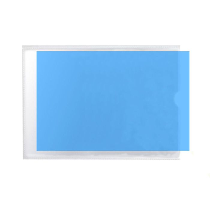 Funda Portadocumento Q-Connect Din A5 150 Micras Pvc Transparente Con Uñero 148x210 mm 25 unidades 2