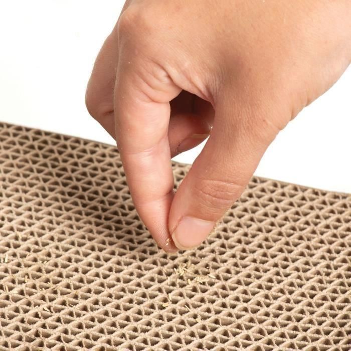 Catit Poste Rascador para Gatos de Cartón Ondulado con Hierba Gatera y Diseño Leopardo 53x22x11 cm 3 Catit Poste Rascador para Gatos de Cartón Ondulado con Hierba Gatera y Diseño Leopardo 53x22x11 cm 3