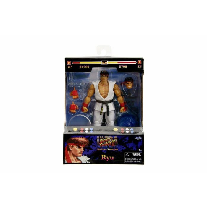 Figura street fighter ii ryu artículada 15 cm 8 Figura street fighter ii ryu artículada 15 cm 8