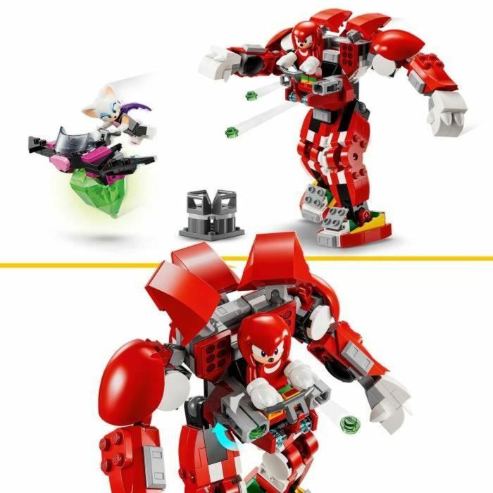 LEGO 76996 Sonic The Hedgehog: Robot Guardián de Knuckles, Minifiguras de Videojuego de Knuckles y Rojo con Master Emerald 4