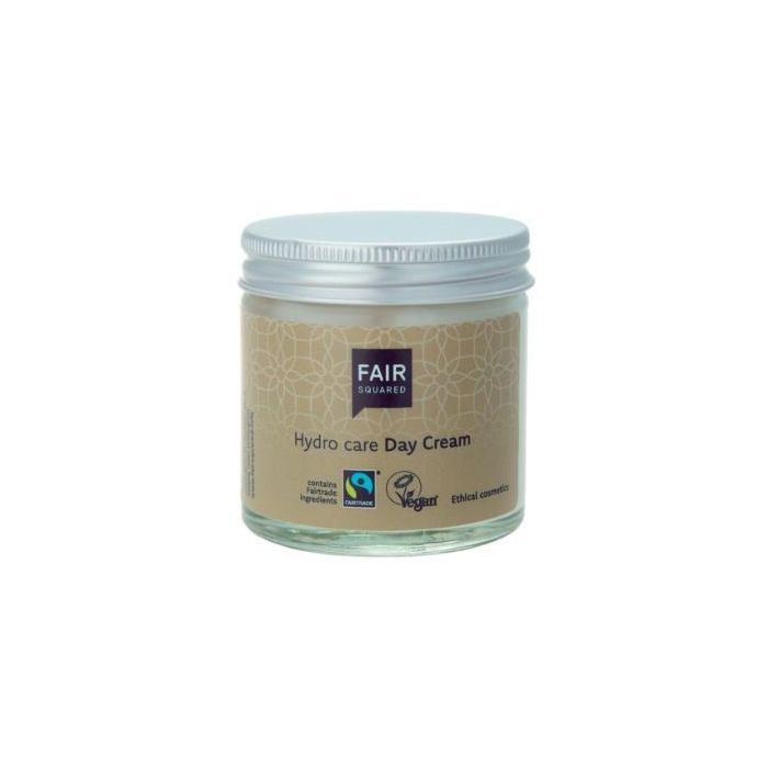 FAIR SQUARED Crema Facial Día Hidratante con Argán 50ml – Natural, Vegana y Envase sin Plásticos