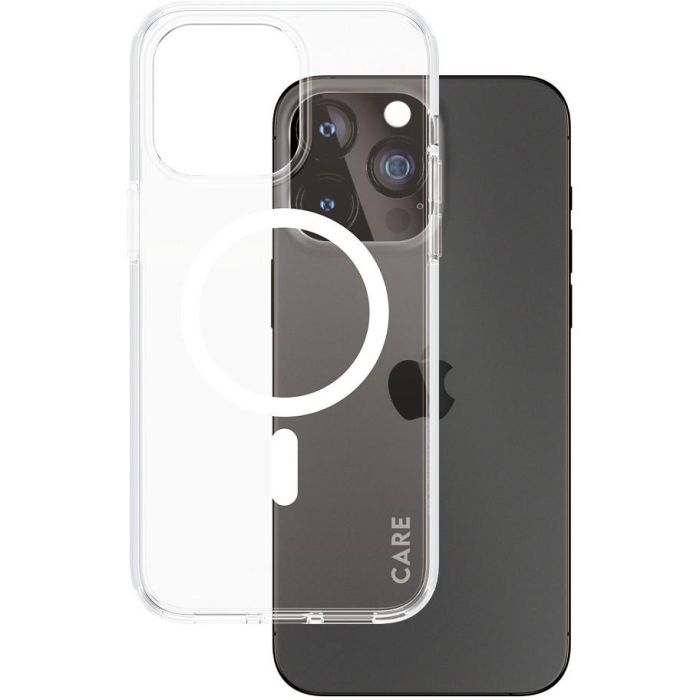 CARE Funda Flagship Blanca MagSafe para iPhone 15 Pro Max