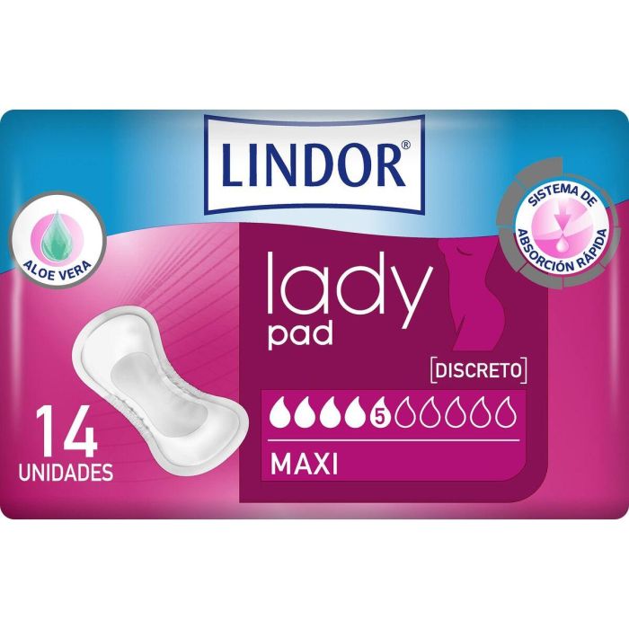 Lindor Lady Pad Maxi 5 Drops