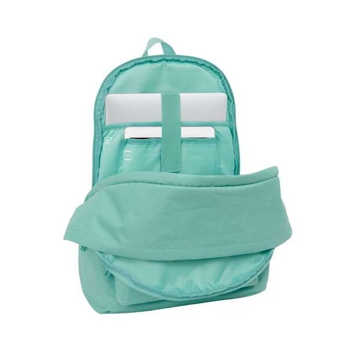 Safta Mochila Doble Portátil 15,6" USB F.C.Barcelona Chica Musgo 31x44x18 cm 4