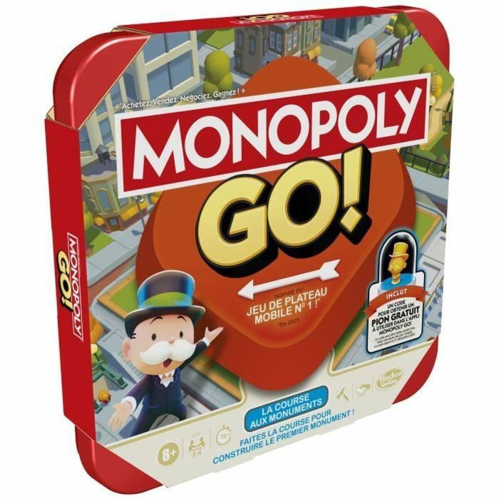 Monopoly Go, Juego de mesa a partir de 8 años, Juego de mesa familiar 2