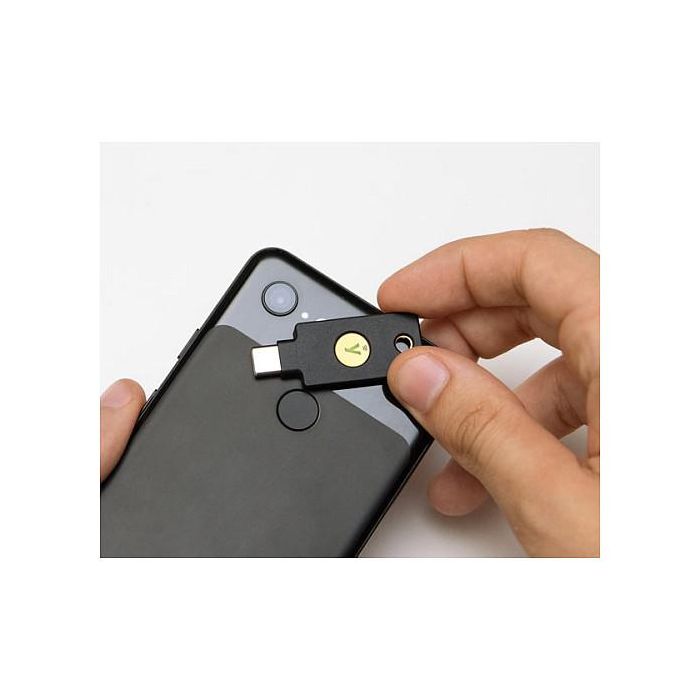 Yubico YubiKey 5C NFC USB-C Seguridad Llave NFC Negro 7