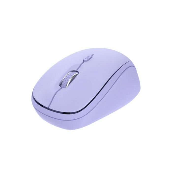 Trust Ratón Óptico Inalámbrico Y Bluetooth Yvi+ 1600 DPI Lila para 3 Dispositivos