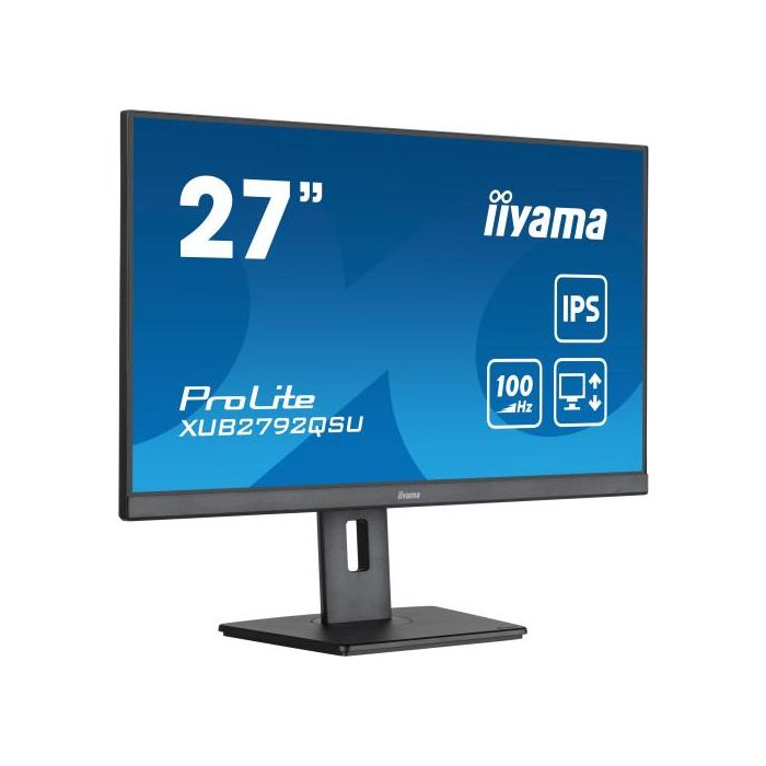 iiyama ProLite pantalla para PC 68,6 cm (27") 2560 x 1440 Pixeles Full HD LED Negro 2