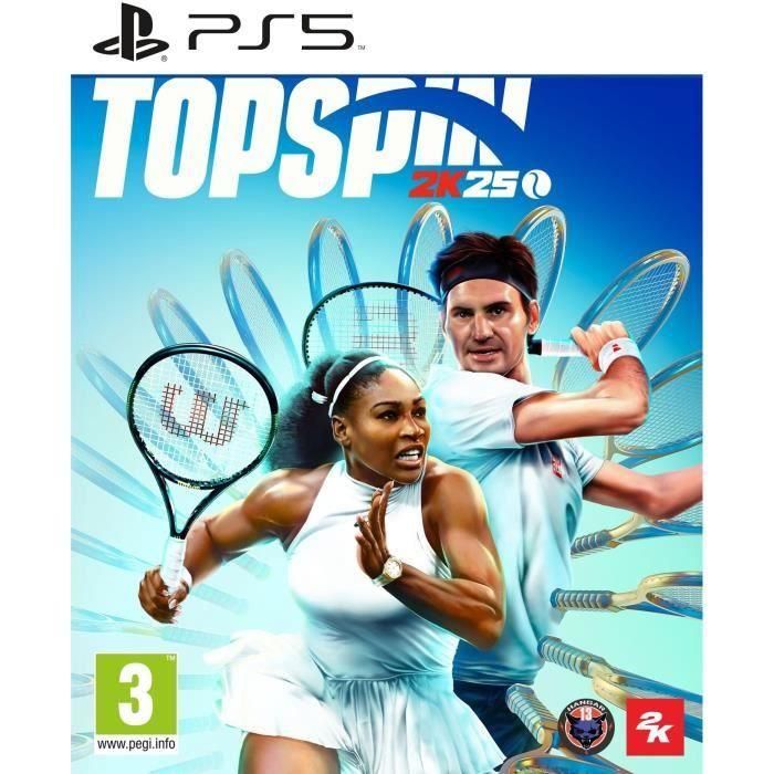 2K Games TopSpin 2K25 Juego de Tenis para PlayStation 5 Edición Estándar 2K Games TopSpin 2K25 Juego de Tenis para PlayStation 5 Edición Estándar