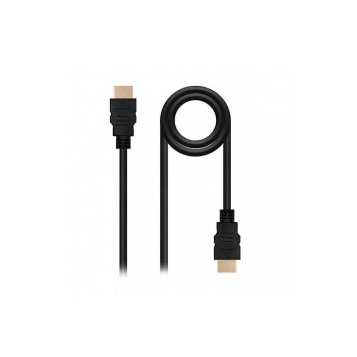 Cable HDMI con Ethernet NANOCABLE HDMI V2.0, 3m 3 m Negro 3 m 1