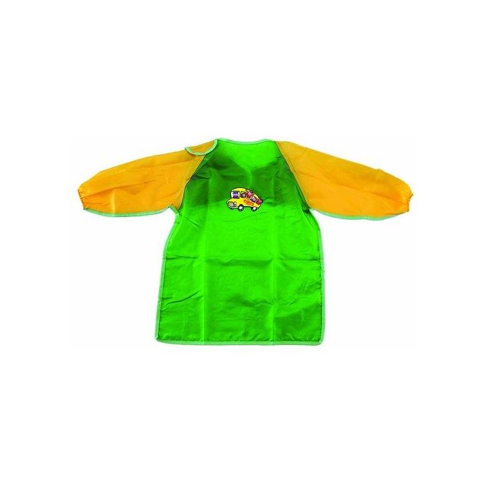 Jovi Delantal Infantil para Pintar 5-8 Años, Protección Escolar contra Manchas, Cierre Velcro, Poliéster 100%