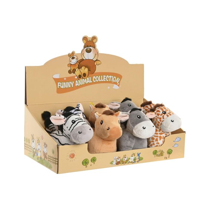 Peluche Kids DKD Home Decor Marron Gris 10 x 14 x 15 cm (8 Unidades) 3 Peluche Kids DKD Home Decor Marron Gris 10 x 14 x 15 cm (8 Unidades) 3