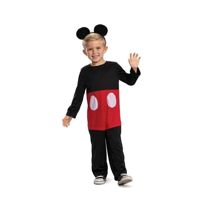 Disney Disfraz Mickey Classic Talla 2 años Negro Disney Disfraz Mickey Classic Talla 2 años Negro