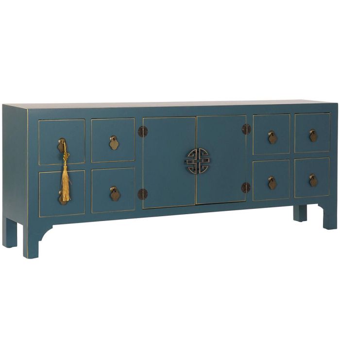 Mueble de TV DKD Home Decor Abeto Azul oscuro Madera MDF 130 x 24 x 51 cm 0 Mueble de TV DKD Home Decor Abeto Azul oscuro Madera MDF 130 x 24 x 51 cm 0