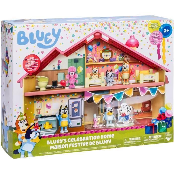 MOOSE 17669 La Casa de Celebraciones de Bluey con 11 Accesorios y Muebles Quita y Pon, Incluye Figura Exclusiva 4 MOOSE 17669 La Casa de Celebraciones de Bluey con 11 Accesorios y Muebles Quita y Pon, Incluye Figura Exclusiva 4