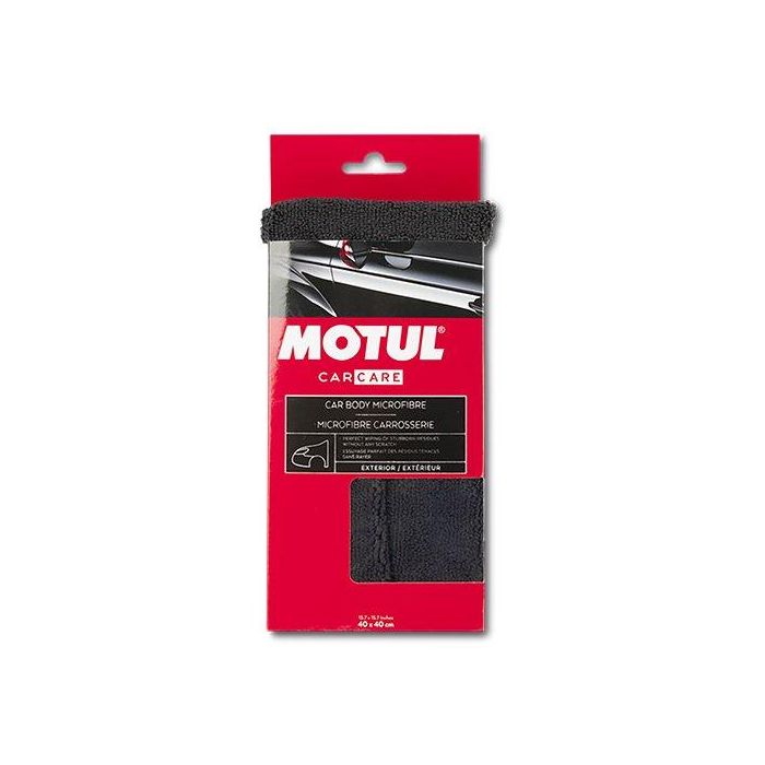 MOTUL Paño Microfibra MTL110109 para Carrocería - Doble Cara, Limpieza y Pulido, Secado sin Marcas